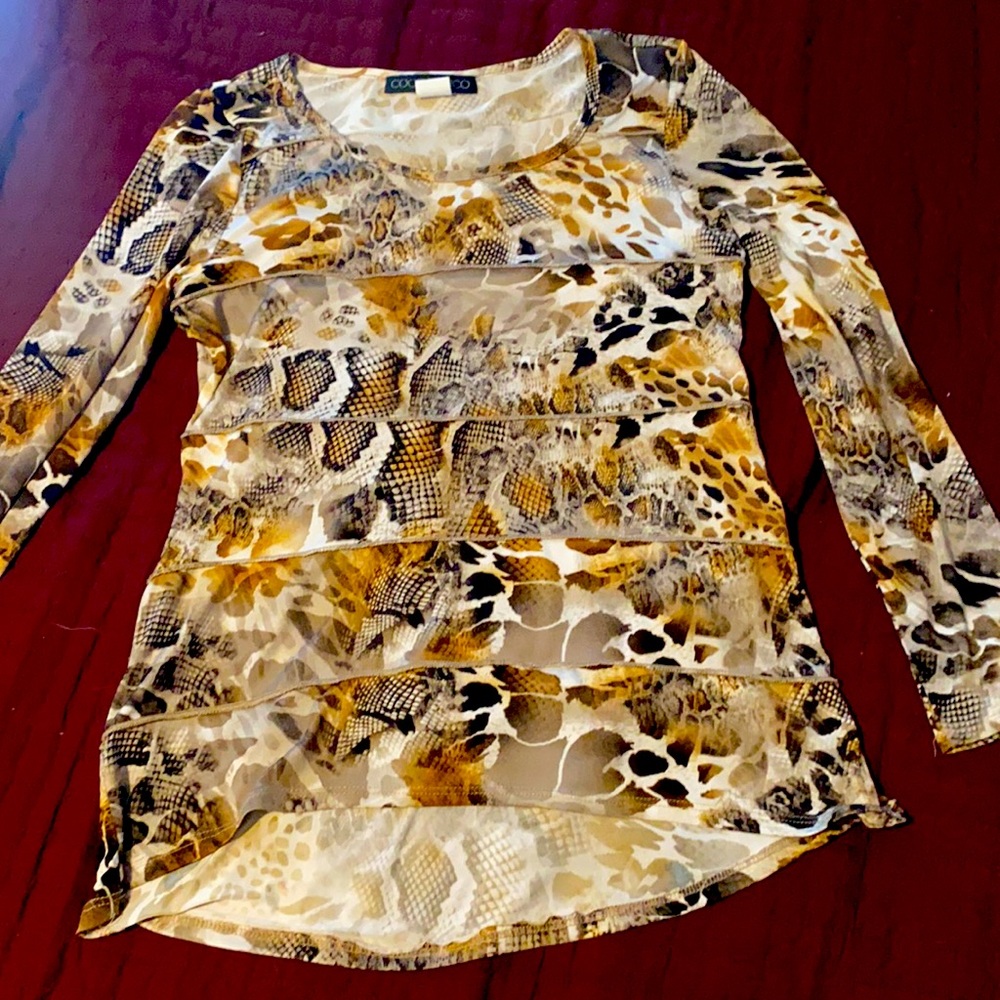 animal print long sleeve